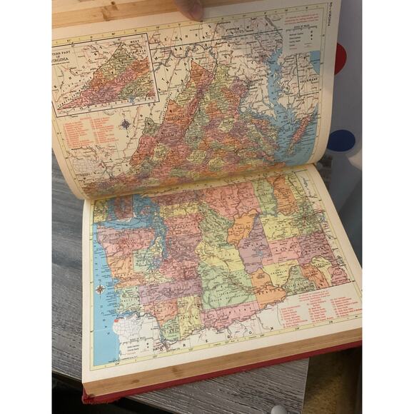 1954 Hammond's Standard World Atlas - Picture 5 of 15